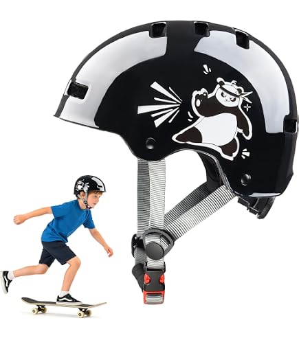 Casque Vélo Enfant Adolescent Filles Garçons 3-8 Ans