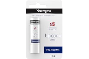 Neutrogena Norwegian Formula SPF 20 Lip Balm (4.8g), Lipcare to Provide Immediate and Lasting Relief for Dry, Chapped Lips with Sun and All Weather Protection