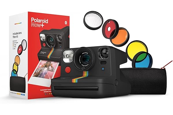 Polaroid Now+ Appareil Photo Instantané i-Type - Noir