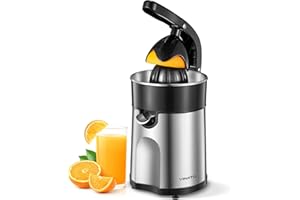 ‎VINATO VINATO Zitruspresse, Orangenpresse Zitruspresse Zitronenpresse Orangensaftpresse, Orange Juicer Press, Edelstahl, BPA Frei