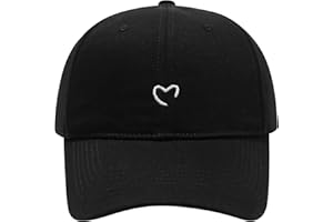 MAZELIKEHOOD Baseball Cap Unisex Adjustable Breathable Sport Cotton Heart Sun Hat for Women Men Casual Outdoor Cap