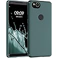 kwmobile Case Compatible with Google Pixel 2 Case - Soft Slim Protective TPU Silicone Cover - Forest Green