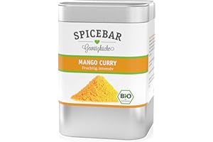 ‎SPICEBAR GEWÜRZKÜCHE Spicebar Mango Curry, Mild und leicht Scharf, Currypulver, Bio (1x 70g)