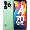 itel A70 (4GB RAM, 64GB ROM) Upto 12GB RAM with Memory Fusion | 13MP Dual Rear Camera & 8MP Front Camera | 5000mAh with Type-C | Dynamic Bar | Side Fingerprint | Octa-Core Processor | Field Green