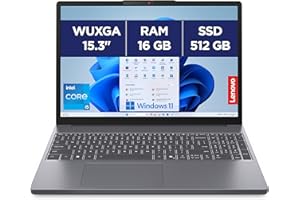 Lenovo IdeaPad Slim 3 15IRH10 - Ordinateur Portable 15.3'' WUXGA (Intel Core i5-13420H, RAM 16Go, SSD 512Go, Intel UHD Graphics, Windows 11 Home) Clavier AZERTY Français - Gris