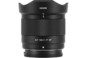 VILTROX 56mm f/1.7 Fuji XF Objectif, 56mm F1.7 XF Grande Ouverture, Autofocus Portrait APS-C Objectif Compatible avec Fuji X-T5 X-T4 X-T30 II X-S10 X-T200 X-T30 X-H1 X-H2 X-T3 X-T100 Appareils Photo