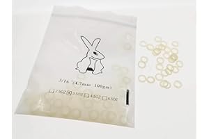 SMILEORTHO Ambra 3.5 OZ Elastici dentali Elastici 3/16 Lacune Nei Denti Ortodontici (1 borsa - 100 pezzi)