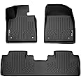 MAX LINER MaXLiner Custom Fit Floor Mats 2 Row Liner Set Black Compatible With 2016-2022 Lexus Rx (All Models) / 2018-2022 RXL (All Models)