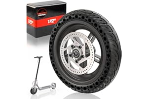 1PZ FM8-P3M 8,5 pouces Roue solide de scooter remplacement pour scooter électrique Xiaomi M365, pneu plein 8 1/2 avec moyeu en aluminium et frein à disque pour pneu solide arrière