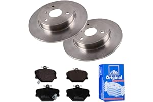 ATE BUNDLE ATE 2 Bremsscheiben Ø280 Voll + Bremsbeläge für Smart Fortwo 451
