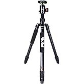 Rollei C6i - Kamerastativ mit Stativkopf und Tasche - Aluminium - Arca Swiss kompatibel, Black