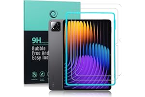 Ibywind Protector de pantalla para Xiaomi Pad 7/Xiaomi Pad 7 Pro 11,2",con 2 piezas de Cristal Templado,con Kit de instalación fácil,Protector de pantalla de dureza 9H, Antiarañazos, Sin Burbujas