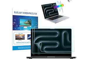 HaruYo 2 Stück Anti-Blaulicht Schutzfolie für MacBook Pro 14 Zoll / 14,2” M5 / M4 / M4 Pro / M4 Max /M3 / M3 Pro / M3 Max / M2 Pro /M2 Max /M1 Pro/M1 Max 2021-2025, Blendschutz Matt Displayschutzfolie