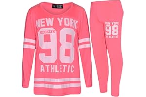 A2Z4KIDS A2Z 4 Kids® Ragazze New York Brooklyn 98 Athlectic Camouflage Stampato Moda Top Leggings Set Età 7 8 9 10 11 12 13 Anni