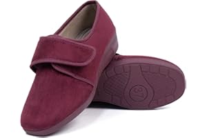 COZSERIES CoboFamily Zapatillas de Casa Mujer Señora Invierno Cómodas Zapatos Mujer Paño Cuña Cerradas Suela Caucho Suapel Talla 35-41 MADE IN SPAIN Cálidas Adaptables Acolchadas MULTICOLOR