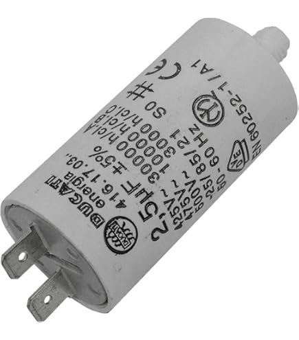 Luonic Condensateur De Déarrage Hydra KP-500 10-A [incl. Fiche 6,3x0,8] | Condensateur