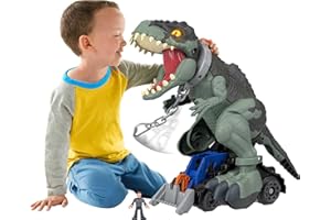 Fisher-Price, Imaginext, Jurassic World Mega Dino Calpesta e Ruggisci, Giocattolo per Bambini 3+ Anni, GWT22