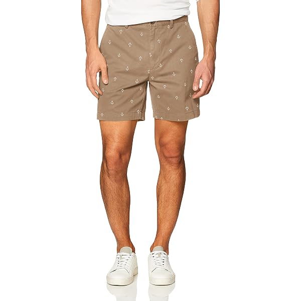 Short Chino Homme Amazon Essentials - Taille Normale - Coupe Slim Extensible - 13 Cm D'entrejambe