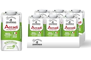 Granarolo Benessere Accadì, Latte UHT Senza Grassi, 6 Confezioni da 500ml, Latte 100% Italiano, Senza Lattosio (<0,1%)