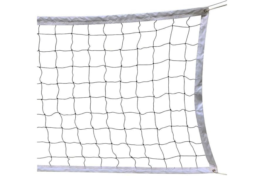 SIVENKE Foldable Net for Indoor/Outdoor Volleyball - Standard Size 9.5M X 1M, Includes Carrying Bag