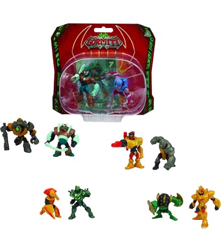 Gormiti Serie 3 – Action Figure O.KRATUS + U. ORION Con U.Torak (Personaggi Da 5 Cm Con Carte Collezione) GRE30100