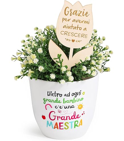 Etichette Per Piante In Legno - 20 Pezzi Con Scritta 'Grazie Per Avermi Aiutato A Crescere' - Ideale Per Regali Insegnanti E Giardinaggio - Foto 7