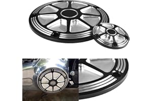 NATGIC Motorrad Derby Abdeckung CNC Aluminium Derby Abdeckung Motor Timing Timer Abdeckungs für 1999-2014 Twin Cam Touring Road King Electra Glide