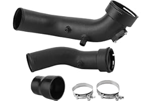 AOUTECEN 2 Pièces Tuyau de Turbo D'admission d'air Tuyau D'admission d'air en Aluminium Compatible avec F20 F30 135i 235i 335i N55 3.0t