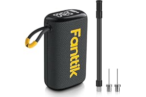 Fanttik X8 Nano Pompe à Ballon électrique, gonflage Ultra Rapide pour Ballon de Sport, Pompe à air Portable avec Pression numérique précise et écran LCD pour Basket-Ball, Rugby, Volley-Ball, Football