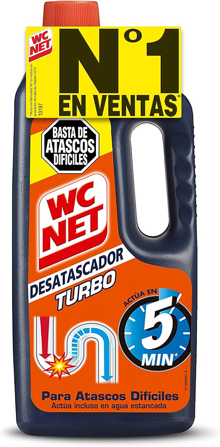 Wc Net Desatascador Turbo, 1L