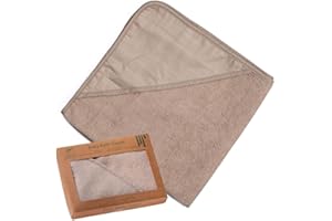 Urban Kanga Toalla Bebé con Capucha de Baño Doble faz Capa de Baño Recién Nacido (Humus)