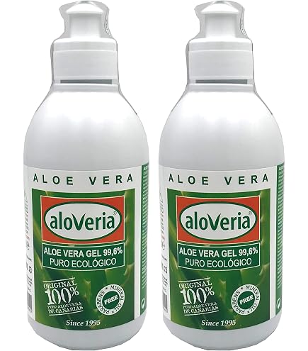 PURES ALOE GEL 99,6 % - ALOVERIA Aloe Vera Pur, kaltgepresst aus Gran  Canaria : Amazon.de: Kosmetik