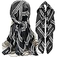 FAIRYGATE Women's Satin Scarves Silky Like Bandanas Hair Neck Scarf Sleeping Wraps