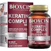 Bioxcin Keratin Complex Food Supplement &ndash; 60 Tablets &ndash; Containing Biotin, Zinc, Collagen, Vitamins and Plant Extracts &ndash;