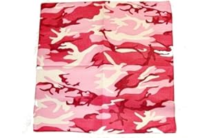 Zac's Alter Ego Army Camouflage Bandana, Neckerchief 100% Cotton