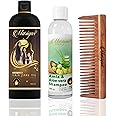 MARIYAS HERBAL HAIR CARE OIL Mariyas Herbal Mariyas Natural Hair Care Kit | Mariyas Hair Oil,200Ml,Amla Aloevera Shampoo 200 Ml & Oil Treated Neem Wooden Comb (Wide Comb)