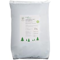 BioVegetal Organisch-mineralischer Rasendünger Mit Guano – 25 Kg Sack, Langzeitwirkung Durch Ton, Für Gesunden Rasen