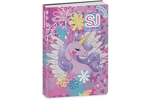 Agenda compatibile con DIARIO SCUOLA Seven SJ Girl Unicorno 2024-2025 F.to Standard 15x20cm + omaggio penna colorata e portachiave con paillettes