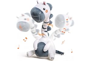 TUMAMA KIDS Parlante Danzante Giocattolo Elettronico di Peluche Morbido e Torsionale con Registrazione e Ripetizione, Giocattolo Interattivo Canoro per Bambini, Ragazzi Ragazze Regali