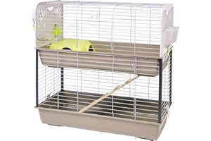 Vadigran Savic Caesar Deluxe Cage en Chrome pour Rongeur Gris 100 x 50 x 97 cm