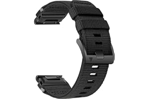 YOOSIDE Nylon Armband für Garmin Fenix 8 47mm / epix Pro 47mm / Fenix 7/6/5, Verbessert Quick Fit 22mm Weave Nylon Gurtband Sport Handgelenkbänder für Instinct 3 45mm, Forerunner 955