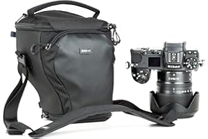 Think Tank - Digital Holster 10 V3.0 - Black - Camera Crossbody Bag - for Sony A7, Canon R8, Nikon Z6/Z7 or Fuji X-T5 with a 24-70mm f/4 Confirmed
