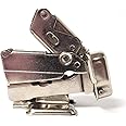 Royal Apex 180 Degree Angle Heavy Duty Adjustable Stainless Steel Cabinet Door Concealed Cabinet Hinge Full Overlay Half Overlay Inset Hinges (3 PAIR, Inset)