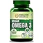 Himalayan Organics Omega 3 6 9 Vegan Natural Nutrition Supplement for Muscle , Bone , Heart & Skin - 90 Capsules