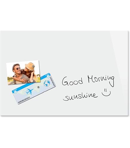 Maison Exclusive - Magneetbord voor aan de wand 60x60 cm glas