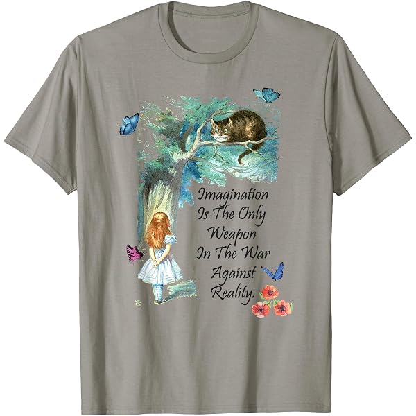 T-Shirt Donna Bianca Alice Nel Paese Delle Meraviglie - Maglietta Cinema, Stampa Diretta, 100% Made In Italy