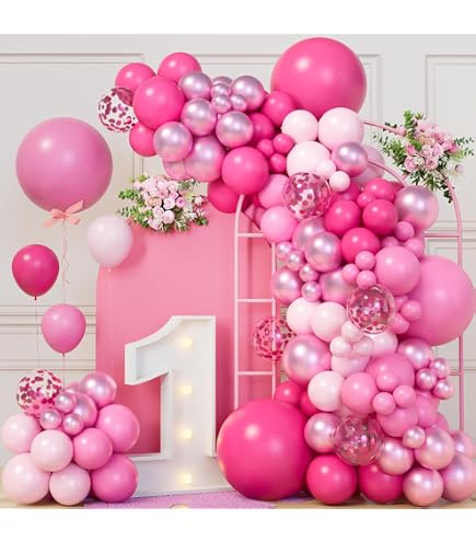 35 Pezzi Set Palloncini Compleanno A Tema Gatto - Con Striscione E Cake Topper - Decorazioni Per Festa Bambine E Ragazze