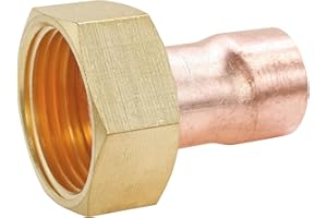 SOMATHERM FOR YOU - raccordi rame saldare - Ø12 dritto accoppiamento dado in ottone rotante 15/21