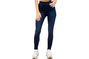 989Zé ENZO Jean pour femme, coupe ajustée, extensible, taille élastique, pantalon classique décontracté en denim