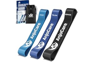 ‎ANJOCARE AnjoCare Hallux Valgus Taśmy Treningowe (3 szt), separatory palców do korekcji haluksów i łagodzenia bólu, korektor haluksów palce do treningu wyrównania i elastyczności